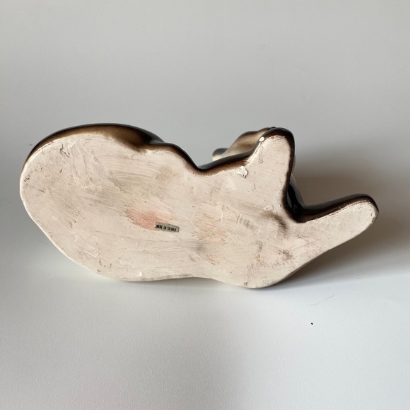 Vintage CERAMIC SIAMESE CAT Figural Indoor Planter - Picture 2 of 9